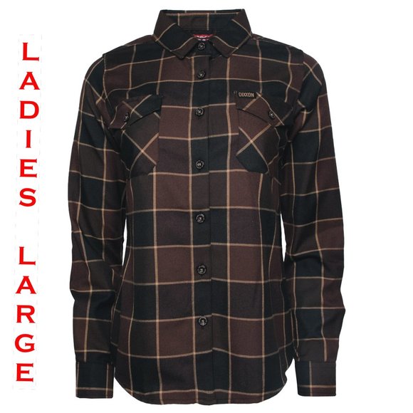 DIXXON FLANNEL - DRIFTER Flannel Shirt- 10 YR - Women's Large - Picture 1 of 6